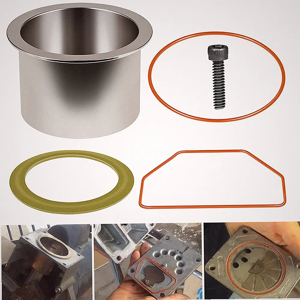 Air Compressor Cylinder Sleeve & Ring Kit+ZAC0032 Valve Plate Kit For Craftsman